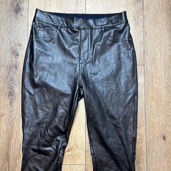 Spanx Leather Like ankle Skinny Pant Size M - Picture 5 of 12